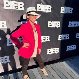 Pink blazer by Rag and Bone